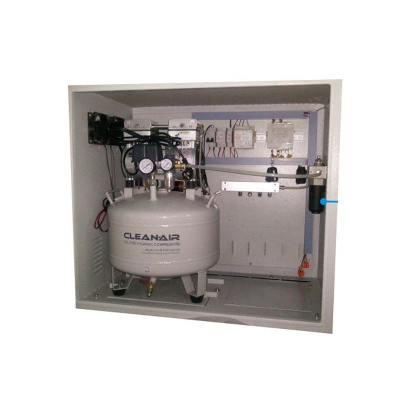 Kontroll for 5 x pneumatisk pullert [Inkl. kompressor] - DANBIT