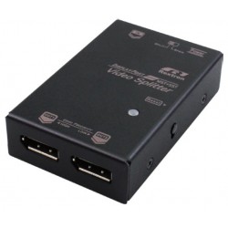DP splitter 4K with 2 outputs 1 DisplayPort DP 2 to DP DisplayPort