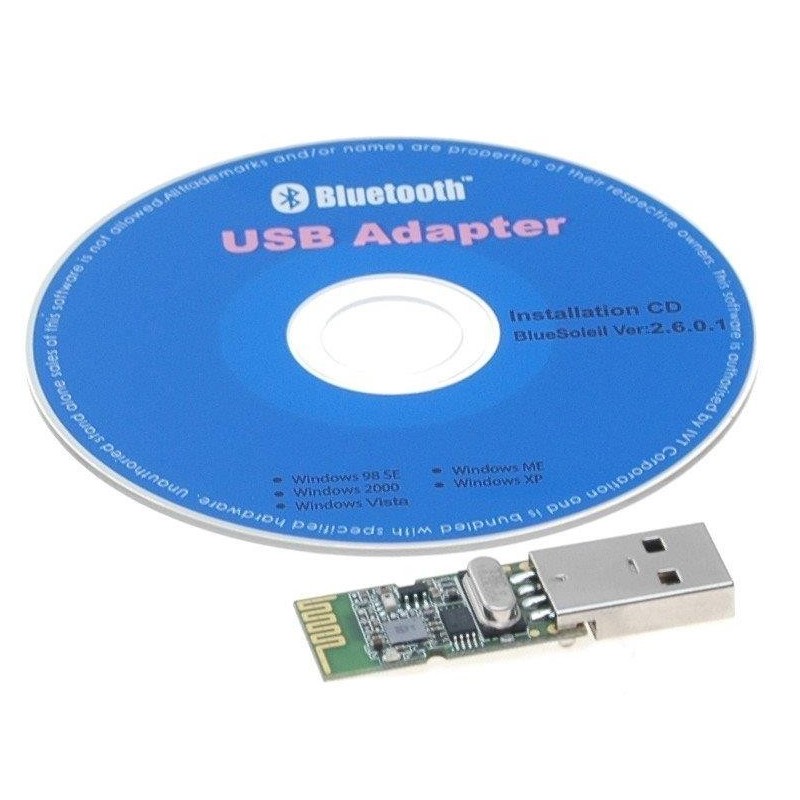 USB Bluetooth adapter for installation Dongle m. Bluetooth IVT Bluesoleil - Danbit A / S
