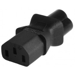 Power Adapter 3 pin IEC320 C13 female connector to IEC C6 male connector. Mickey Mouse