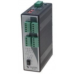 4 Ports RS485 / 422 Extender Booster over Fiber Volktek IRF-756