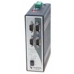 4 Ports RS232 Extender Booster Over Fiber cable, 4 x DB9 Han connector Volktek IRF-755