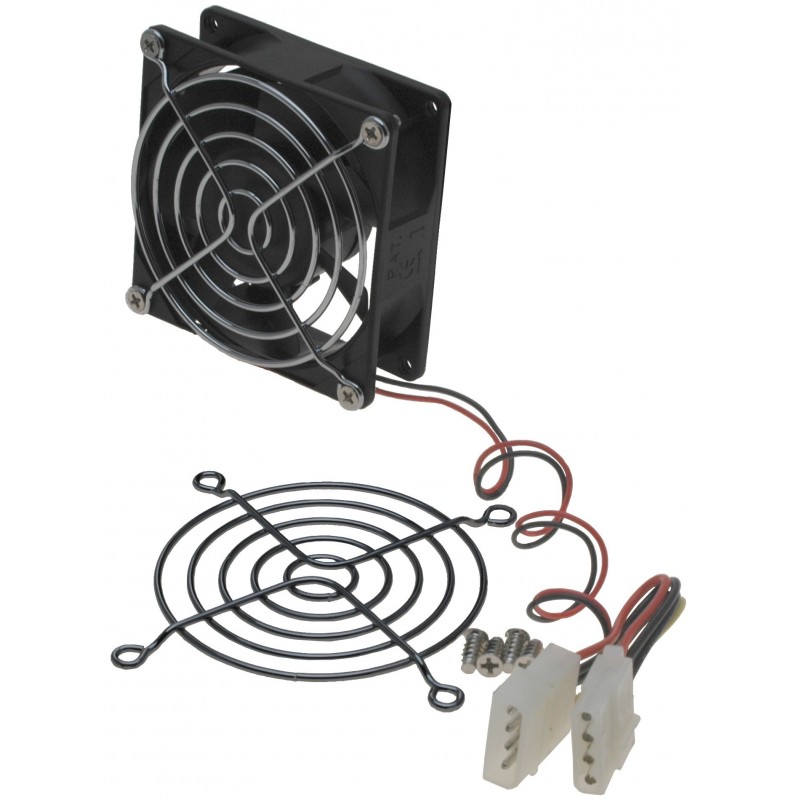 12VDC blæser 80 x 80mm uden tacho regulering