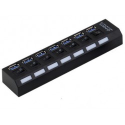 7-Port USB 3.0 Hub: Fast Data Transfer & Charging Solution