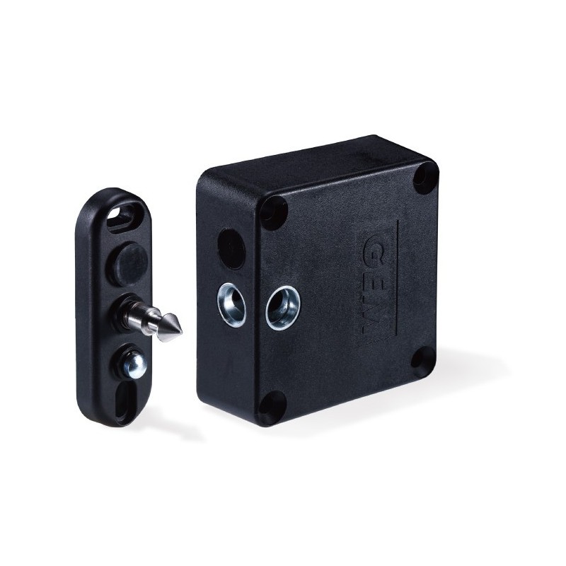 Electronic lock for cabinets and doors 12/24 DC/AC - Holding force of 100kg - DANBIT A/S