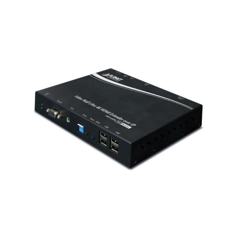 Video wall Ultra 4K HDMI/USB extender over IP med PoE, modtagermodu...