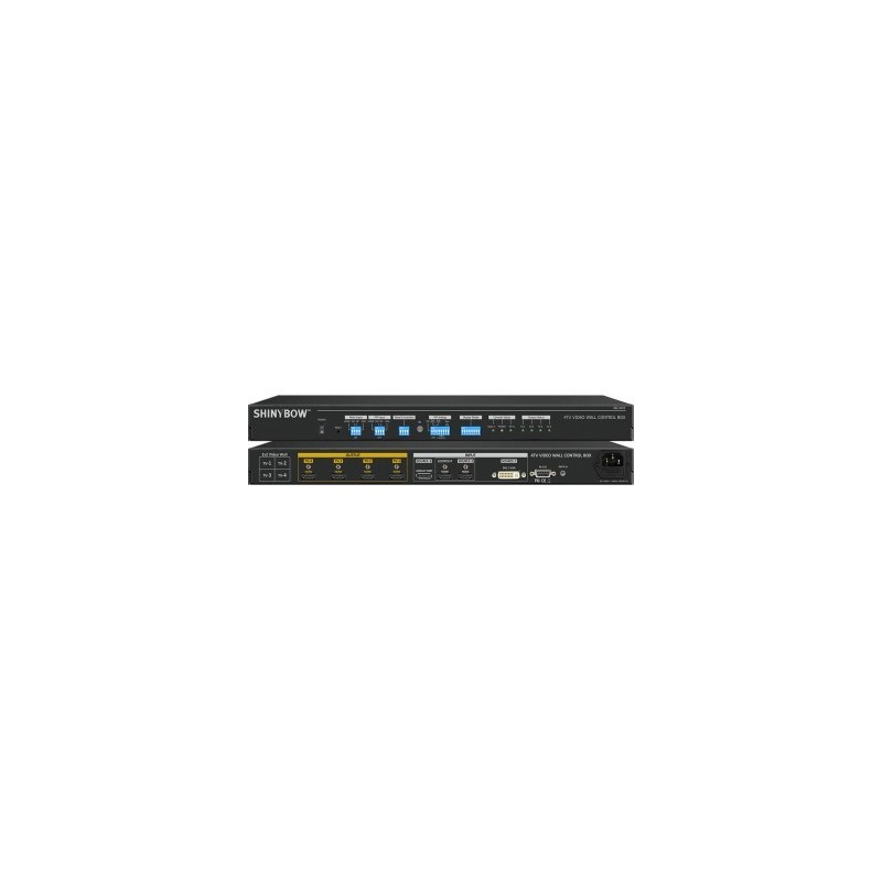 4K Video Wall controller 4 x HDMI udgange, HDMI, DP, DVI-I indgang,...