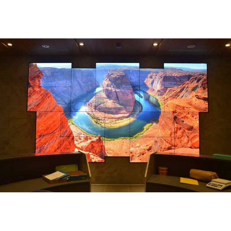 4K Video Wall controller 4 x HDMI udgange, HDMI, DP, DVI-I indgang, kan kaskadekobles