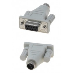 PS/2 6-pin mini din male to SUBD DB9 pole FEMALE