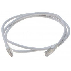 Cat. 6 netværkskabel, RJ45, STP, AWG28, hvid, 2,0m