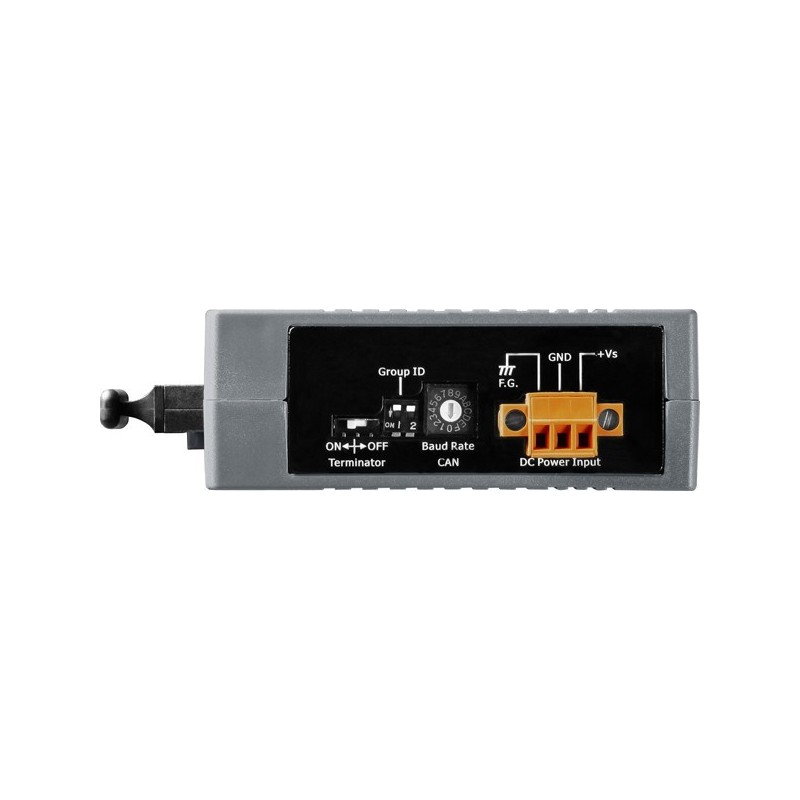 CAN buss for Single Mode fiber med manuell bryter for CAN overføringshastighet