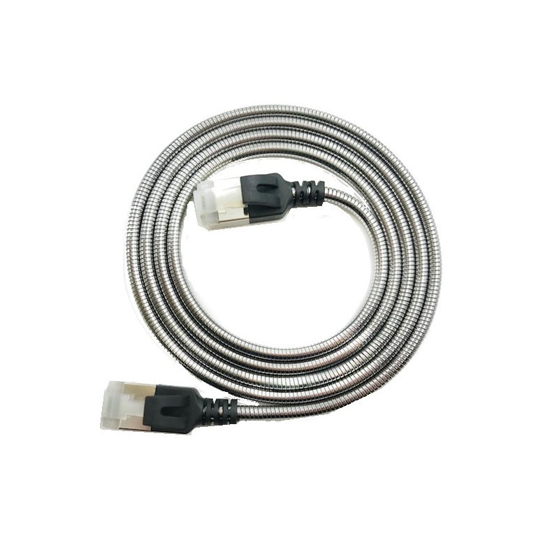 Armored - anti rodent RJ45 Cat. 6a ethernet cable - DANBIT