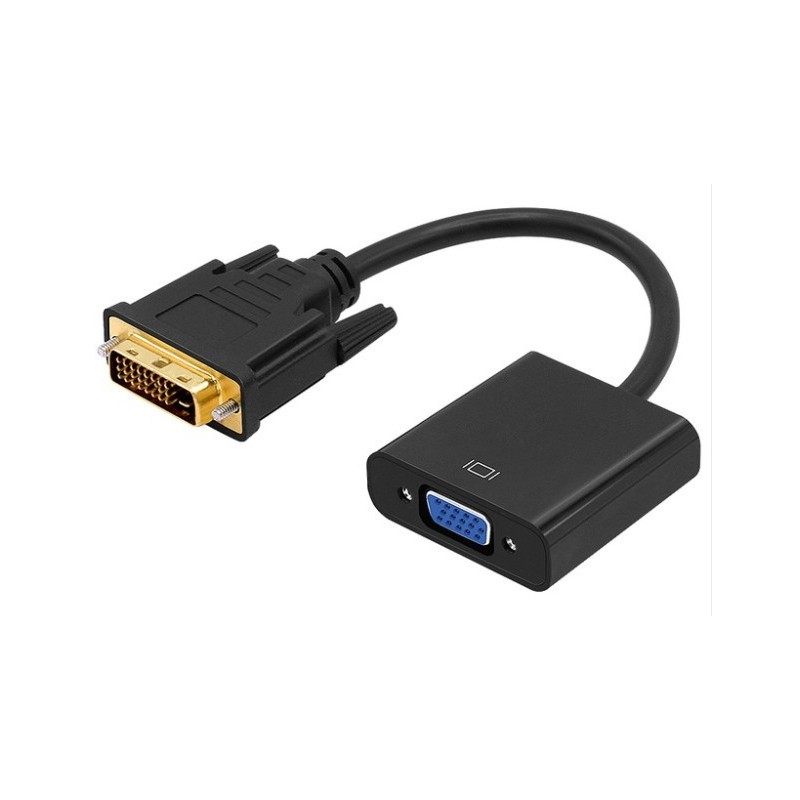 DVI-D to VGA adapter with 0.25m cable - DANBIT A / S