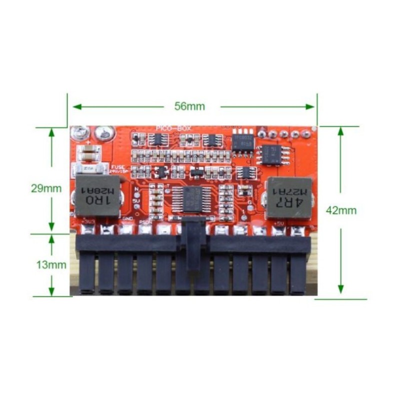 200W ATX PSU P4-kontakt for 12V til PICO-kontakt
