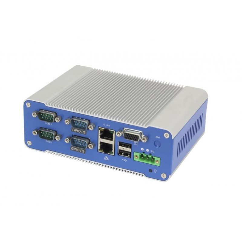 Blowerless Embedded PC for DIN rail mounting, DIGITAL IO RS485 RS232 Vortex86DX CPU