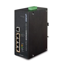 5 ports 10/100/1000Mbit switch, RJ45, PoE+, Unmanaged, 48VDCforWith...