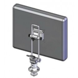 LCD Ceiling Mount: 360° Rotatable, Max 11 kg, Incl. Brackets