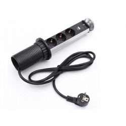 Power socket, 3 x AC socket and 2 x USB socket, 1.8m cable, 250 V, 16A