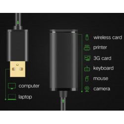 20m active USB3.0 extension cable with amplifier male female