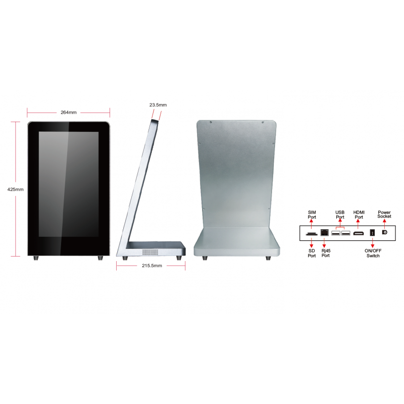 15,6 "android touch display