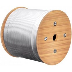 Cat 7A 500m Duplex-RJ45 S/FTP Network Cable, Blue CU, AWG 22/1 LSZH