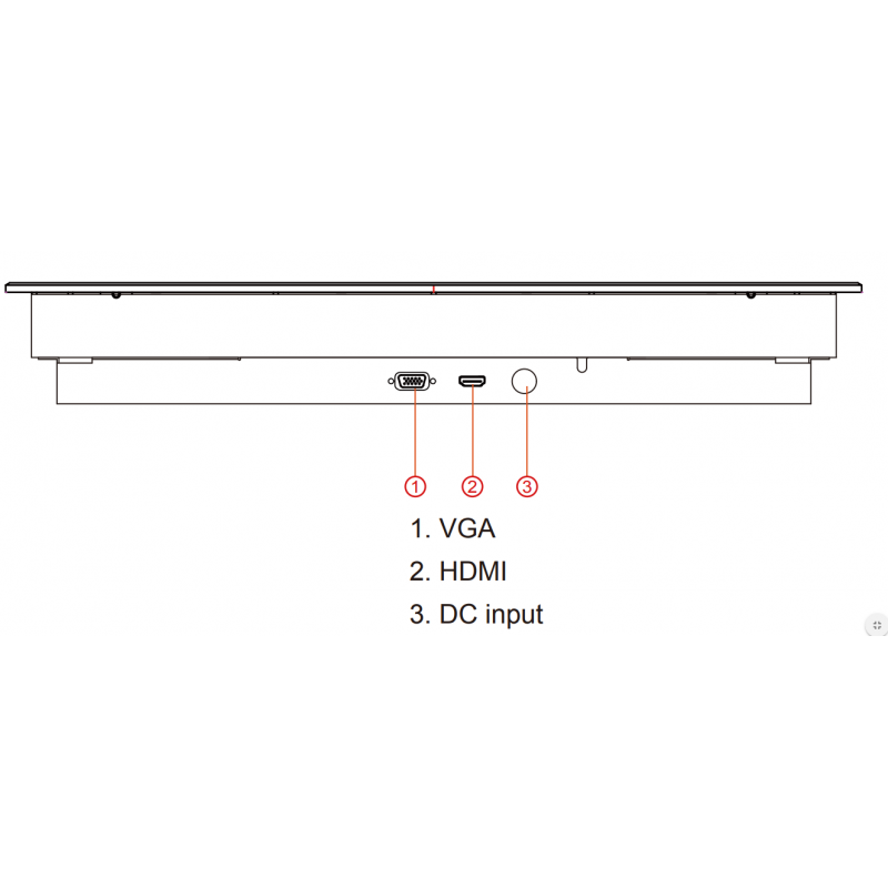 21.5 "Wide Screen TFT screen