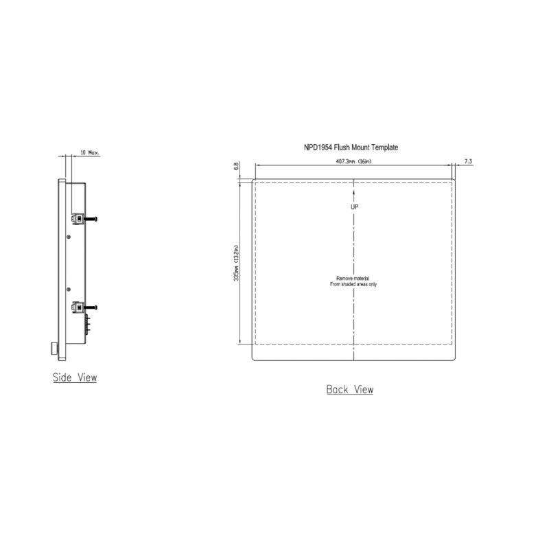19 "Marine Screen built for use in sunlight (1000 nits) - IP65 - DANBIT A / S.