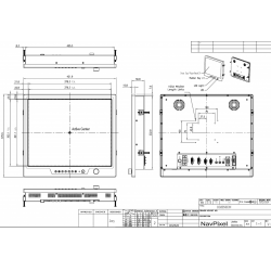 19 "Marine Screen built for use in sunlight (1000 nits) - IP65 - DANBIT A / S.