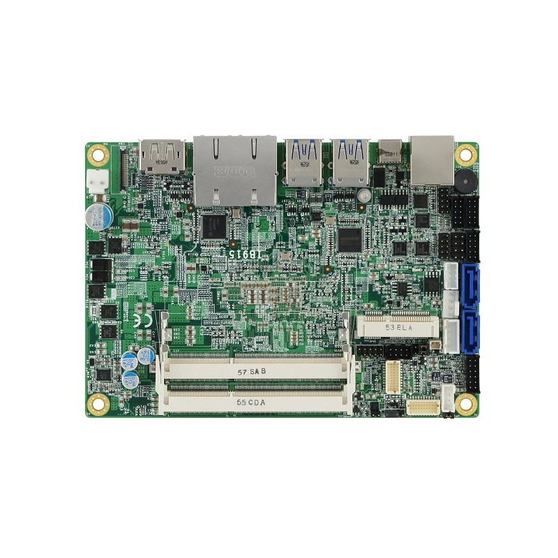 Industrielt CPU-kort 3,5" format vifteløs i3 2,3GHz. Alternativ: kan leveres med i5 og i7 IB915F-6100