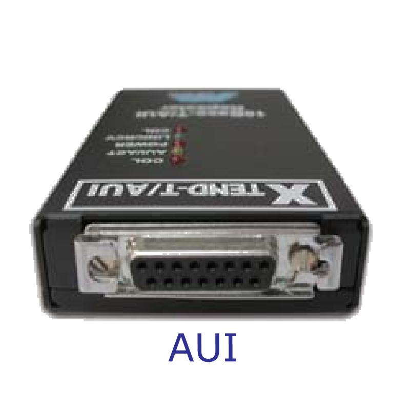 RJ45 to AUI Converter - 10Base-T Networks, 500m Max Length
