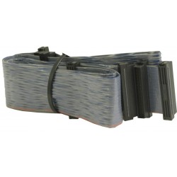 Fladkabel, Mini DB68 han, 6 stik, 1,20 m, parsnoetforSCSI kabler