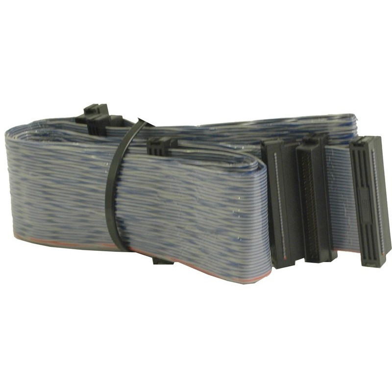 Fladkabel, Mini DB68 han, 6 stik, 1,20 m, parsnoetforSCSI kabler