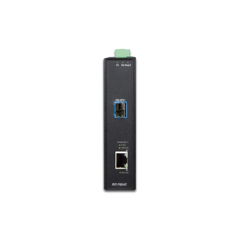 10Gbit Fiber Media Converter to RJ45 10Gbit/5Gbit/2.5Gbit/1Gbit/100Mbit. Fiber 10Gbit SFP