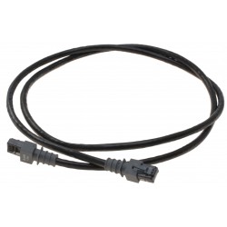 Cat. 6 netværkskabel med lys, patch kabel RJ45, UTP, LSZH, sort, 0,...