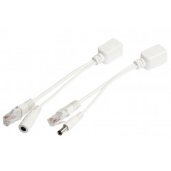 PoE adapter - Passive DC injector / splitter cable for Access Points and CCTV - DANBIT