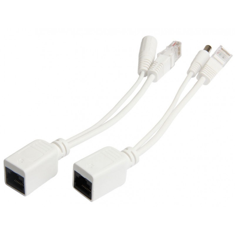 PoE adapter - Passiv DC injektor / splitterkabel for Access Points og CCTV - DANBIT