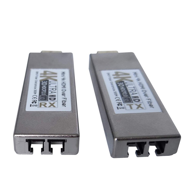 HDMI-omformer over fiber OM3 multimodus