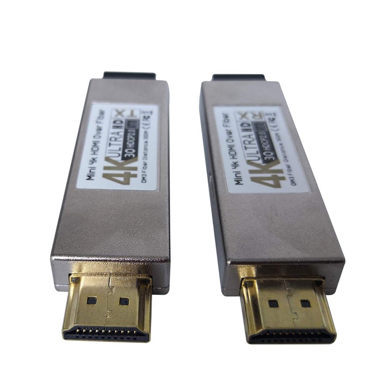 HDMI-omformer over fiber OM3 multimodus