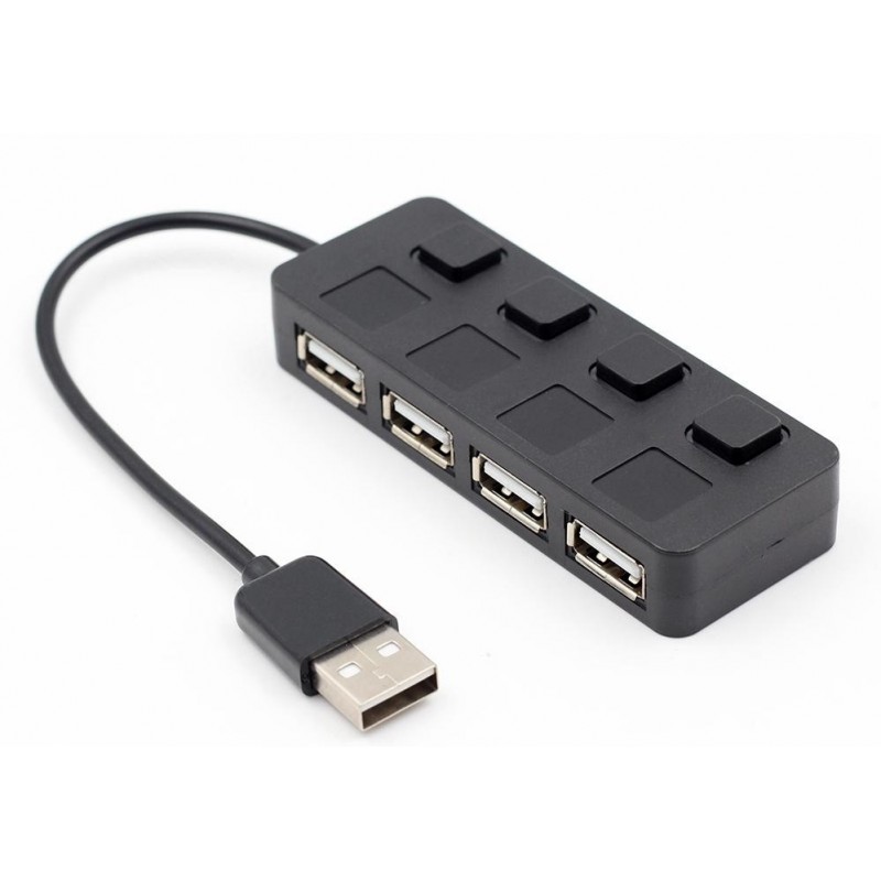 4 Ports USB2.0 hub, easy and simple with plug and play