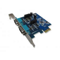 PCI Express-kort 2 x RS422/485 overspenningsisolasjon dos Linux, DOS, XP, Win10/11 Windows Server 2003/2008/2012/2016/2019/2022