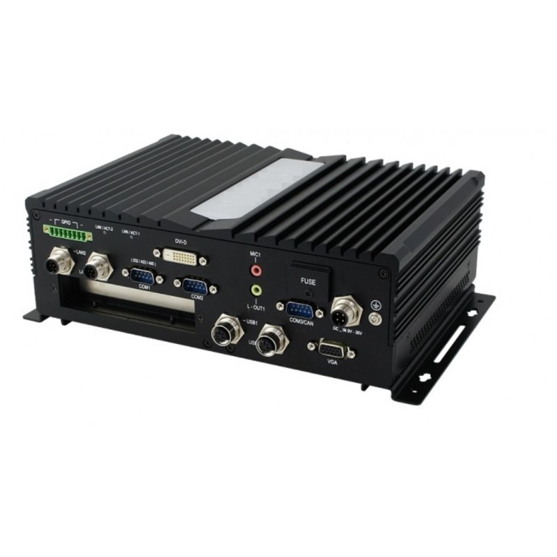 EN50155: 2007, EN50153: 2014 EN50121-3-2: 2015, CE class A, FCC class A, EN45545 embedded BOX PC for Train use