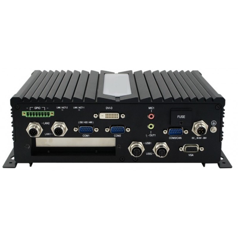 EN50155: 2007, EN50153: 2014 EN50121-3-2: 2015, CE class A, FCC class A, EN45545 embedded BOX PC for Train use