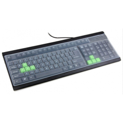 Silicone Keyboard Protection Cover with 3D Numeric Fields