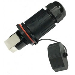 Waterproof RJ45 IP67 connector for industrial and outdoor use