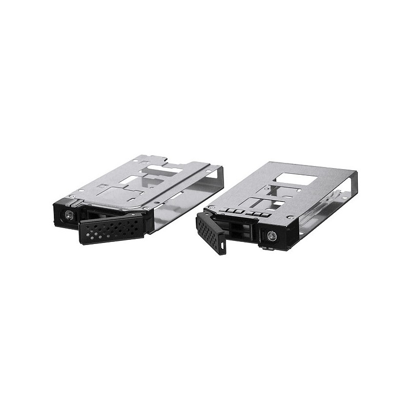 Harddiskskuff for 2 x 2½" SAS/SATA SSD/HDD fylles som 5½" enhet RW225-12G