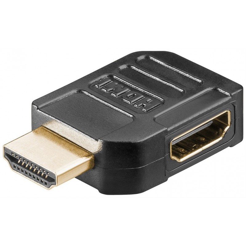 Angled HDMI adapter 90° Female to Male right angled