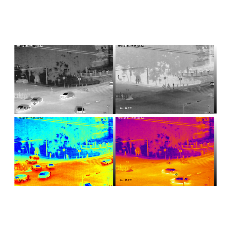 Stand alone Termisk PT nettverkskamera, temperaturalarm, anti frost