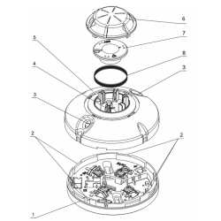 Smoke alarm, 15m, height 11m