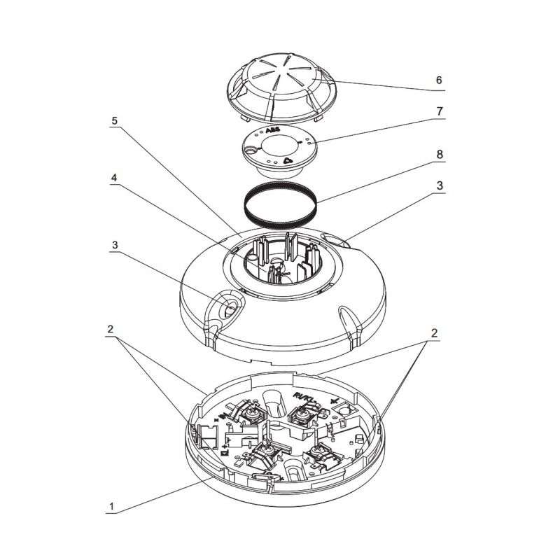 Røykvarsler, 15m, høyde 11m