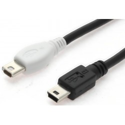 Mini USB cable, Mini A Male - Mini B Male, 1.8 m
